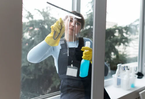 Nettoyage de vitres intérieures et extérieures à Champagneux